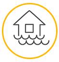 water damage cleaning water damage icone